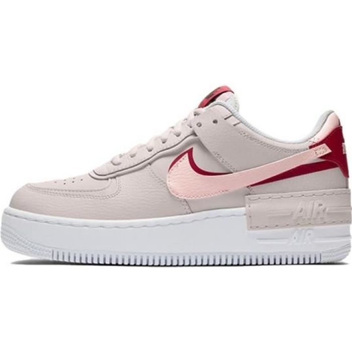 Air Force 1 Shadow Pastel AF1 Baskets Air Force One Low Femme Fille Pas Cher  Gris - Cdiscount Chaussures