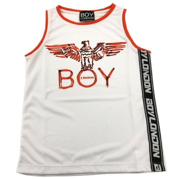 TSHIRT DE SPORT BOY LONDON TANK TOP BLANC BOY CNBL2152J 14 anni Bianco