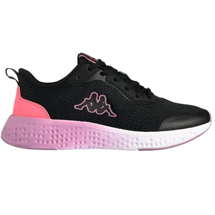 Sneakers Berkat pour Femme KAPPA Noir rose fuchsia Dessus mesh synthetique Semelle Phylon Noir rose fuchsia Cdiscount Chaussures