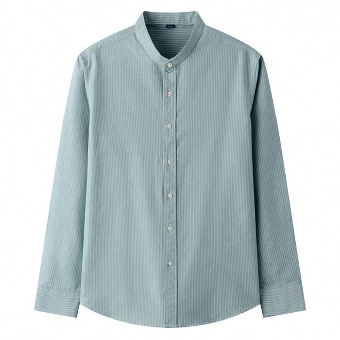 Chemise Homme POSE LONDON Verte à Carreaux - Taille M UK - Manches Longues - Occasion Très Bon état - Style Excentrique Décontracté