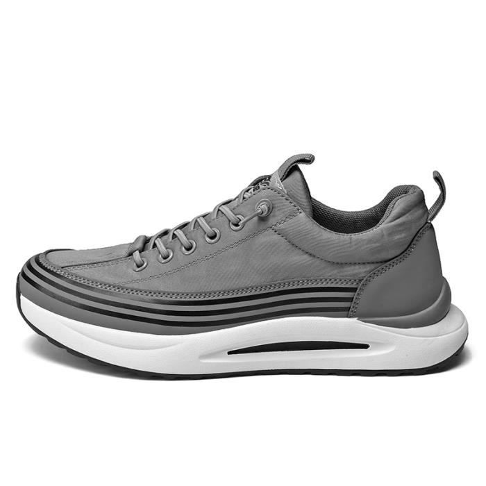 Baskets Homme Fashion Chaussures Sport Sneakers Gris Cdiscount Chaussures