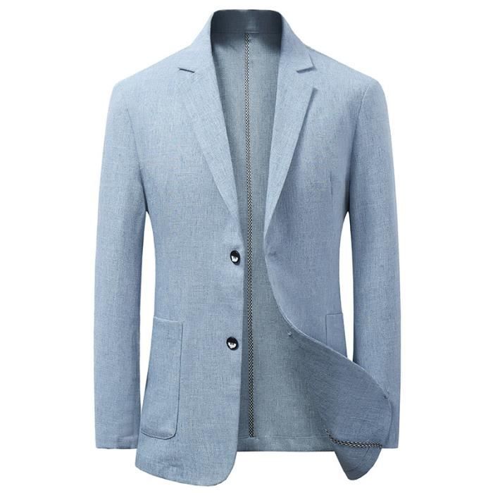 Veste de Costume Homme Formal Slim Fit Hommes Veston Loisirs