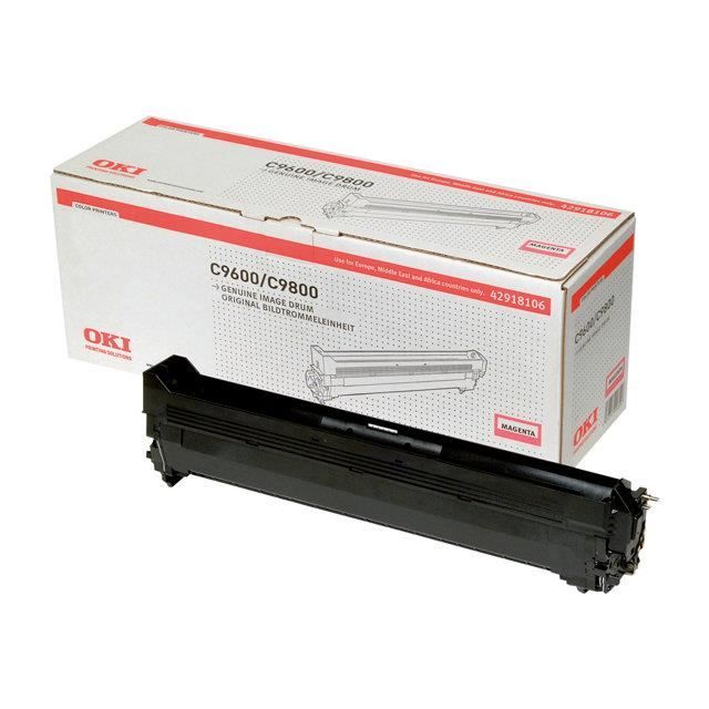 OKI - Kit tambour 42918106 - Compatible C9600/C9650/C9800/C9850 - Capacité standard 30 000 pages - Magenta