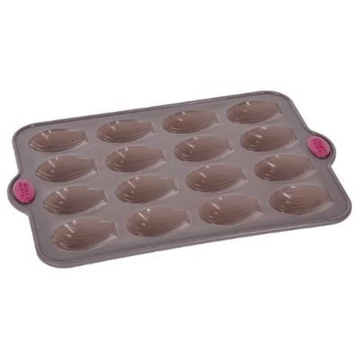 moule 16 madeleines silicone "silitop" 35cm taupe