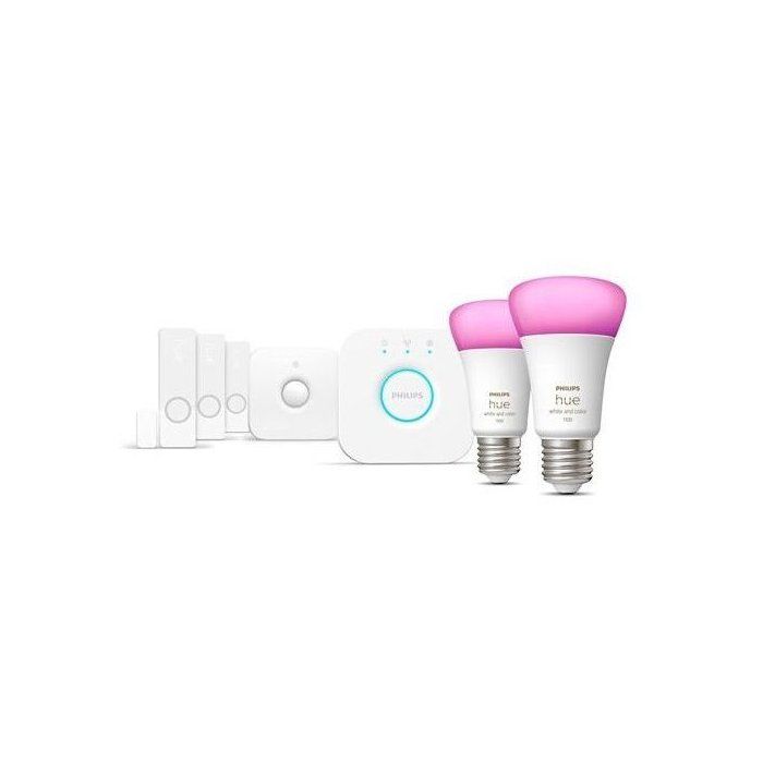 Kit de Démarrage Ampoules Connectées Philips Hue E27 9W – Avec Capteurs de Contact - vue 6