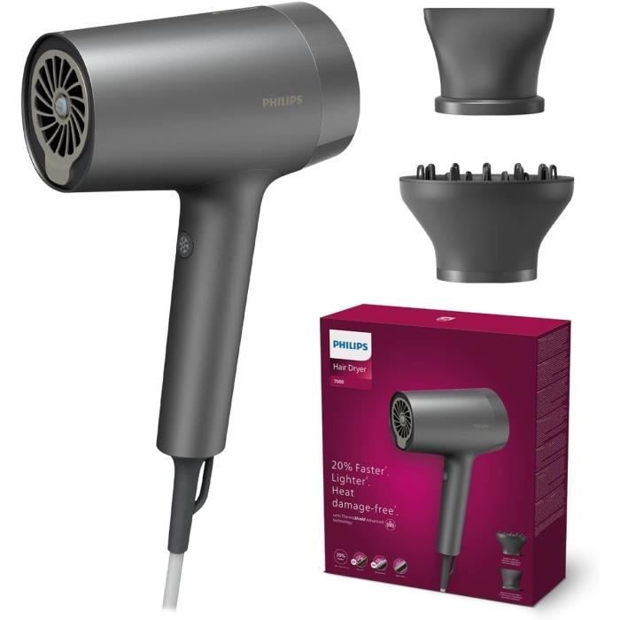 Sèche cheveux Philips série 7000 BHD71310 Slate