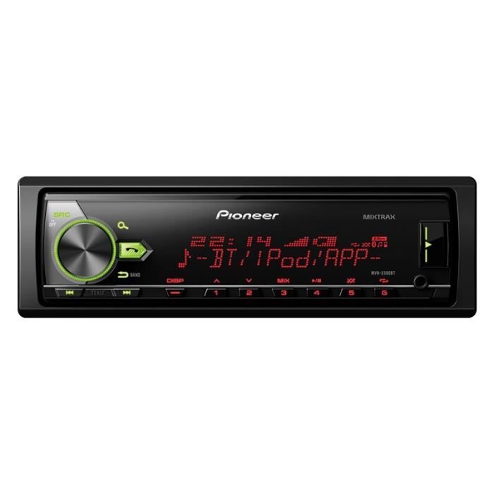 PIONEER - PIONEER MVH-X580BT MECHALESS RDS MOSFET 50 AUX-IN - Cdiscount ...