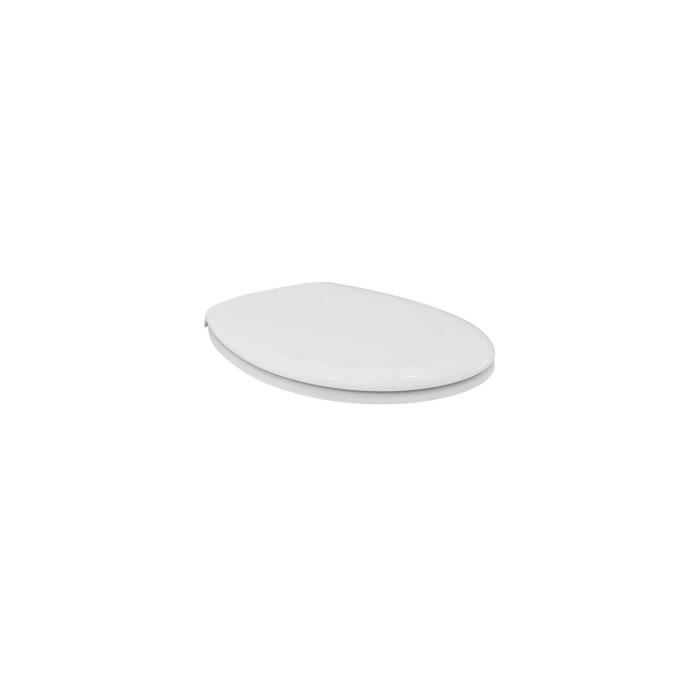 Abattant WC PORCHER p513201 Blanc fixation dessous charnieres inox Cdiscount Bricolage