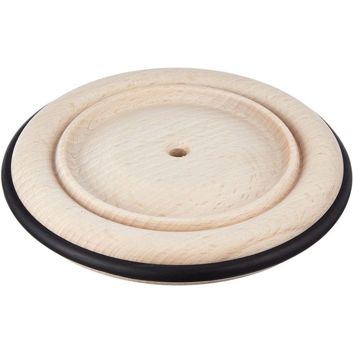 Comparer les prix de Roue en bois avec anneau gommé 12cm