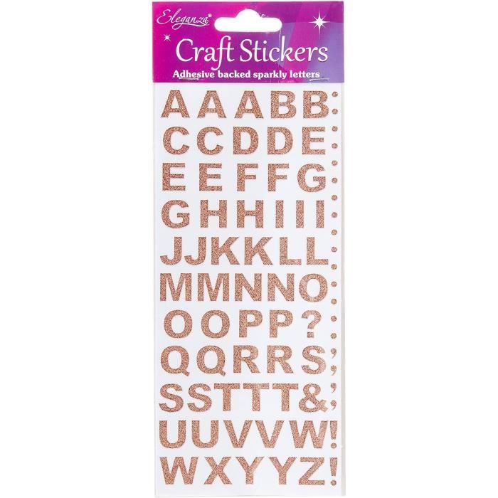 Ferizzia 215 Pièces Paillettes Autocollant En Mousse, Mousse