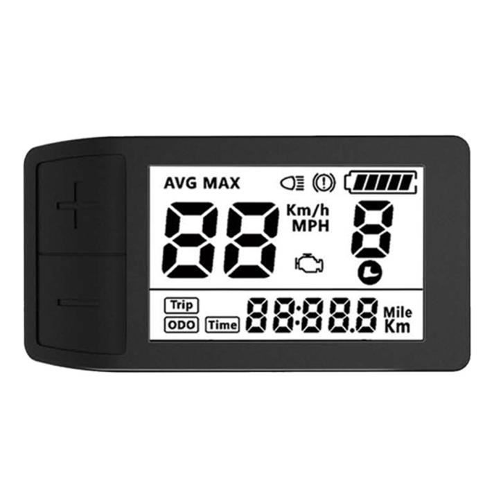 Bafang Écran de vélo électrique 3,5" DPC18 pour BBS01B BBS02B BBSHD Mid