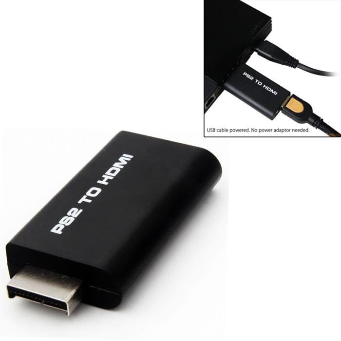 Ps2 Vers Hdmi Video Converter Av Adaptateur Avec Sortie Audio De 3 5 Mm Pour Hdtv Monitor Prix Pas Cher Cdiscount