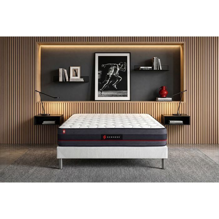 Ensemble sommier + matelas REGEN à mémoire de forme 140x190