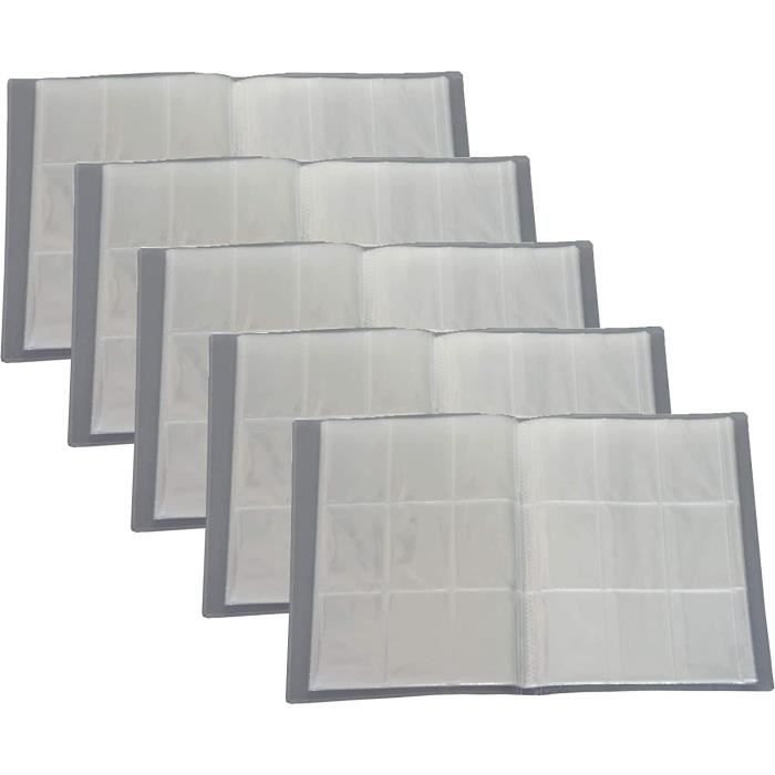 Euqvunn - Classeur 432 Pochettes Avec 2 Pages Vedettes, Protège-cartes à Insertion Latérale Pour TCG, MTG, Pokémon