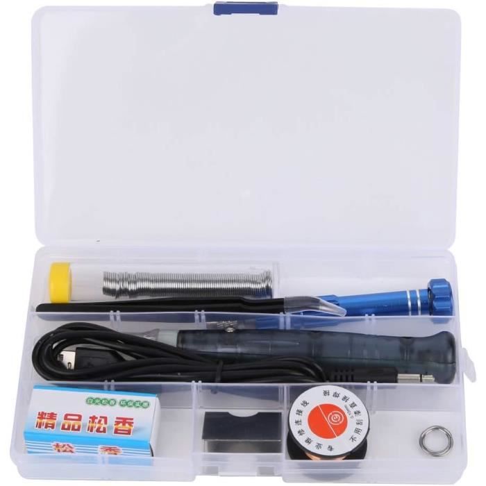 Fer à Souder Portable Rechargeable 8W – Kit Sans Fil Avec 3 Températures Pour Électronique & DIY