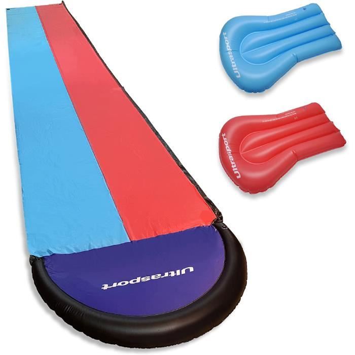 Ultrasport Toboggan Aquatique XXL, 9 M de Long, avec 2 Planches de