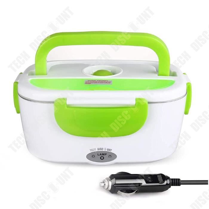 Boîte à lunch électrique 2 en 1 cuillère chauffante portable en acier