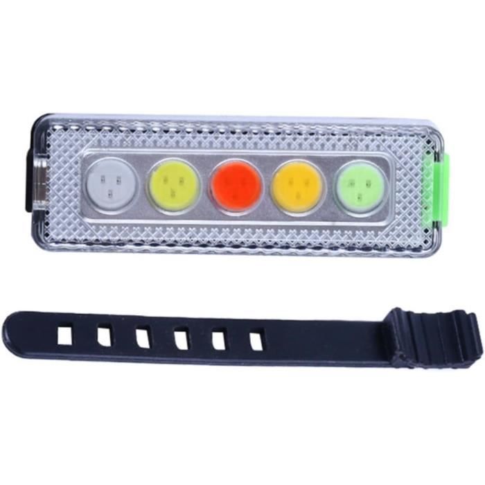 Prise Lumineuse Extérieure Pour Vélo - Feu Clignotant De Sécurité - Installation Simple Sans Outils - Pour VTT, Ville