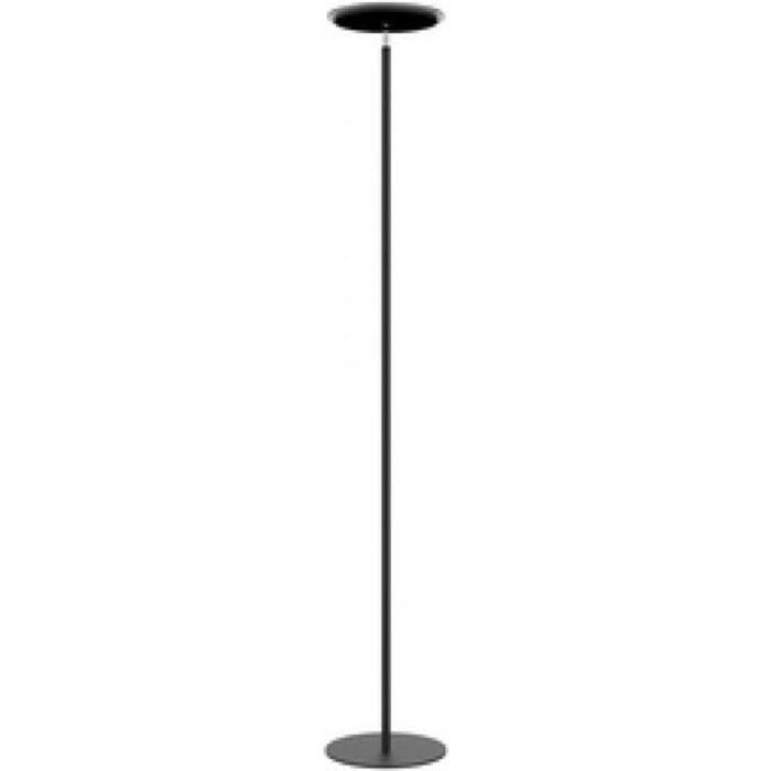UNiLUX Lampadaire LED LEDDY, variateur, noir 0,000000 Noir