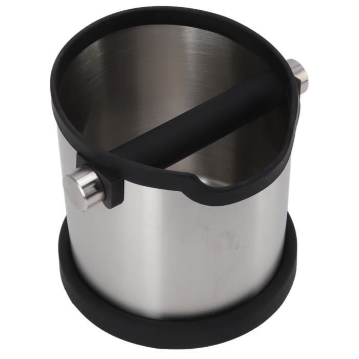 Boîte à Marc De Café En Inox – Récipient Pour Tasser Le Café Expresso, Amovible, Anti-Choc