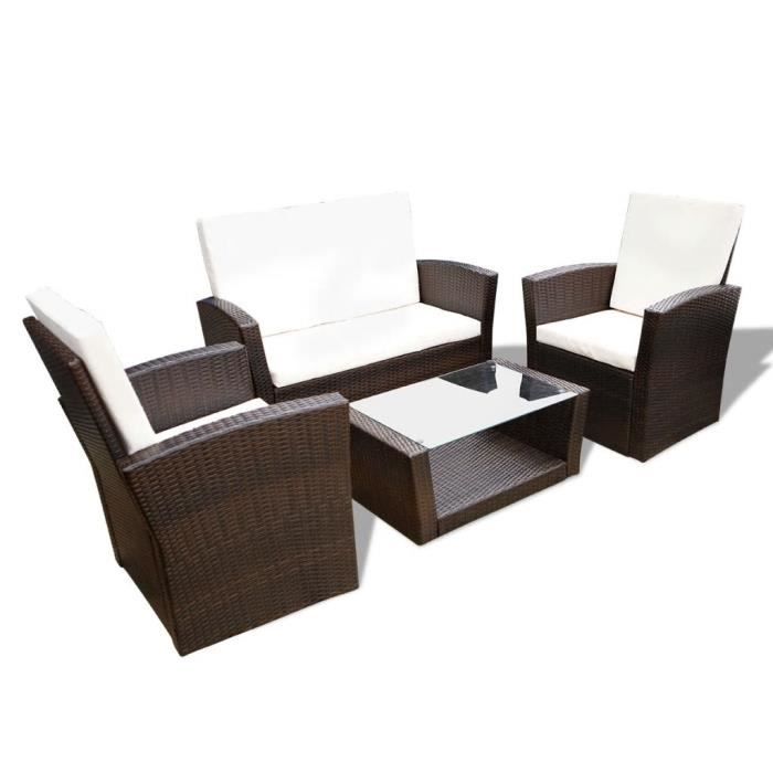 Ensemble De Canapes De Jardin 10 Pieces Salon De Jardin Rotin
