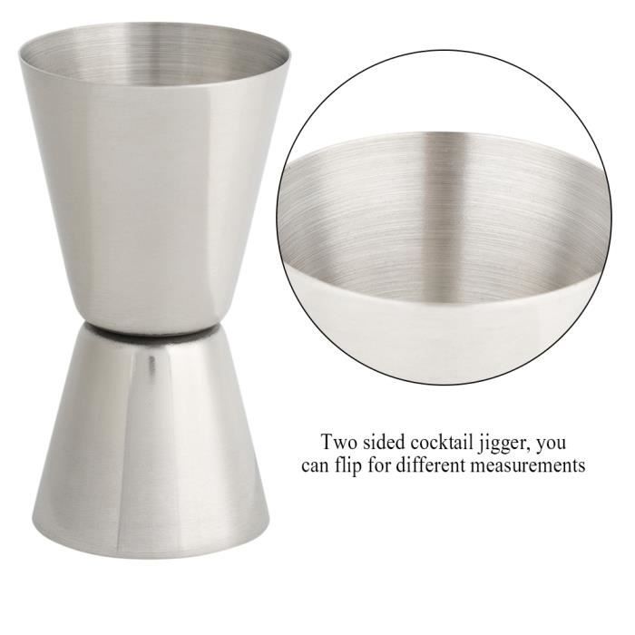 2 Doseurs Cocktail En Inox 2cl/4cl - Jigger Double Pour Bar, Gin, Whisky, Mixologie - 2
