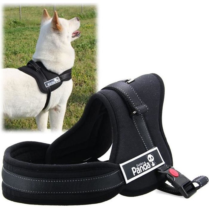 chiot chaton lapin gilet,bleu fonc/é,M smalllee/_lucky/_store police harnais pour chat avec laisse anti /évasion denim harnais chien petit pour marcher,anti traction reglable facile /à mettre