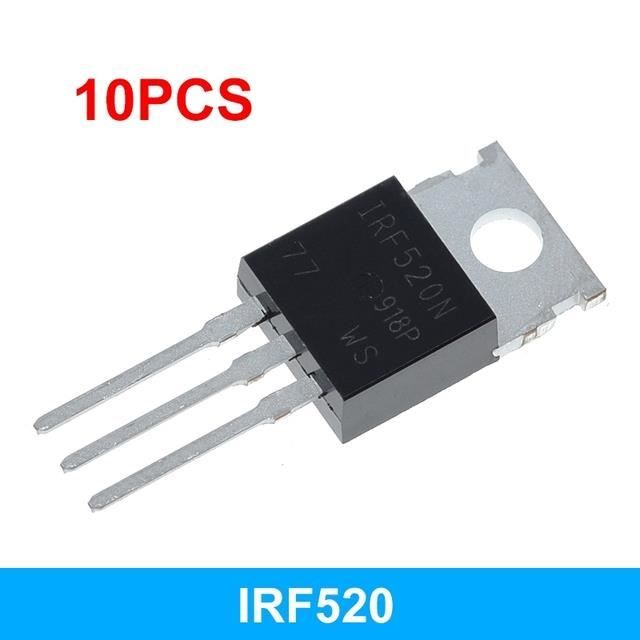 Lot De 10 Transistors Mosfet IRF830 TO-220 - Bonne Qualité Pour L'électronique De Puissance