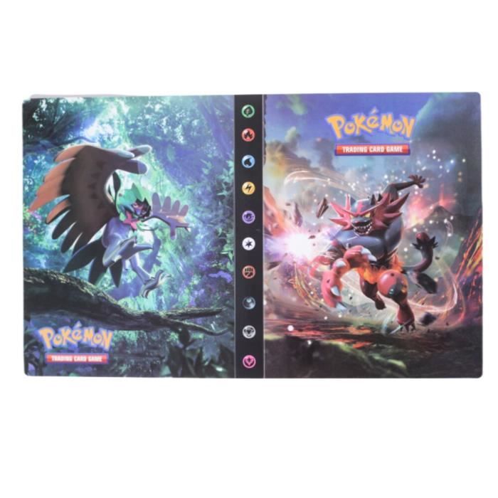 ALBUM PHOTO,8Livre De Cartes Pokémon Pour Enfants, 4 Pochettes, 240 Livres De Jeu, Collection