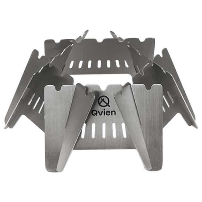 Support Pour Réchaud à Alcool Camping - Léger En Acier Inoxydable, Pratique Pour L'extérieur