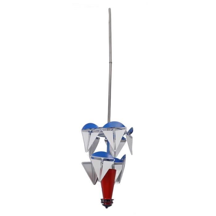 Guindeau Ballon Montgolfière – Spinner Vent Solaire 110 Cm – Déco Jardin, Porche, Terrasse – Montage DIY