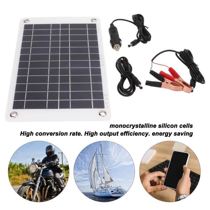 Chargeur Panneau Solaire 6W Compatible Netvue Bird Feeder - Câble 3m Étanché IP66 Avec Support 360°