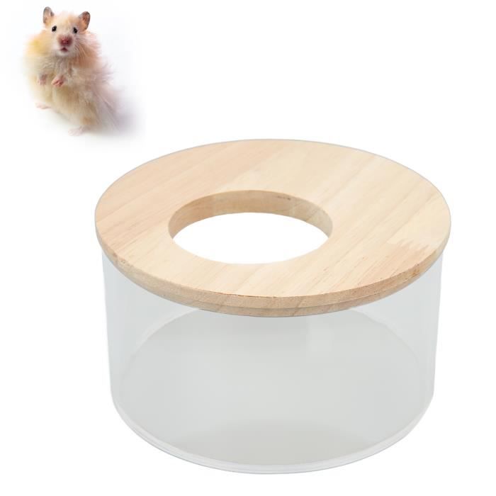 EBTOOLS Bac à sable pour bain de hamster Baignoire de sable pour hamster petite boîte à sable