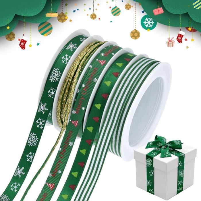 Ruban adhésif décoratif festif avec motif sapin de Noël en feuille d'or - Caches décoratifs pour scrapbooking et travaux manuels - France
