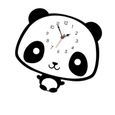 1 Pc acrylique horloge murale dessin animé délicat mignon Unique Panda forme suspendue pour hôtel de bureau à  CLOCK - PENDULUM-1