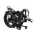 Vélo électrique FAT alu 20'' - MERCIER - 6 Vitesses - Autonomie 75 km - Cadre/potence pliants - Noir - Mixte-1