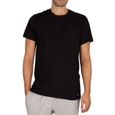 Calvin Klein Pour des hommes Paquet de 3 t-shirts ras du cou, Noir-1