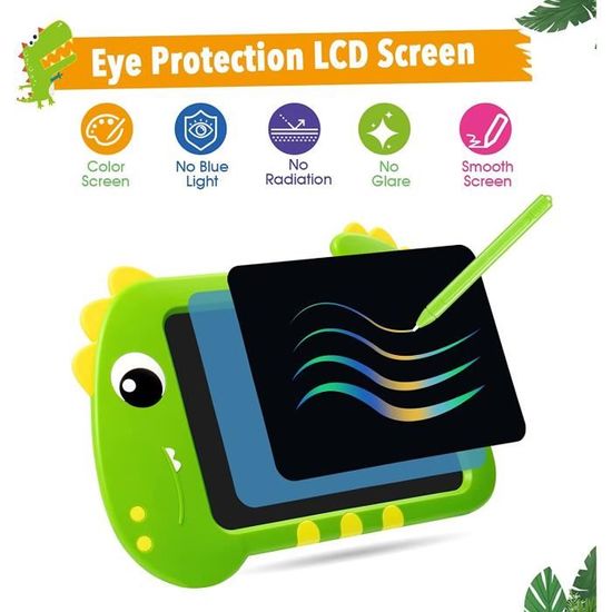 Tablette Dessin Enfant 8,5 Pouces, Tablette D'écriture LCD Colorée Jeux