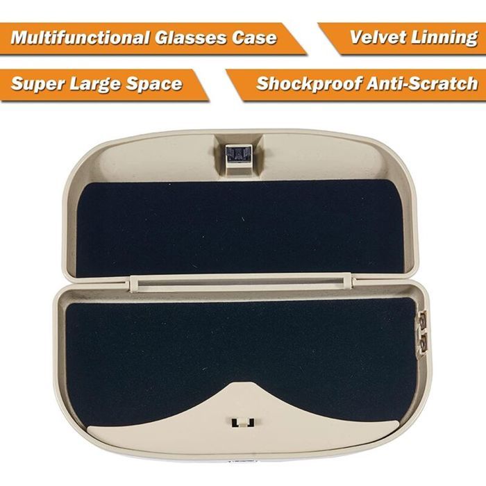 JNNJ Porte-Lunettes de Voiture, Clip de Support de Lunettes de Soleil