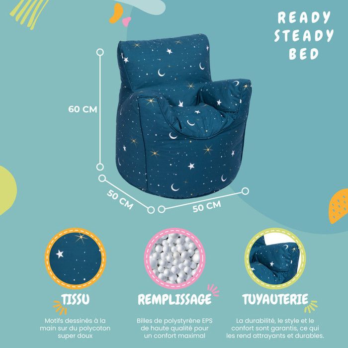 Ready steady bed bean bag chair cheap