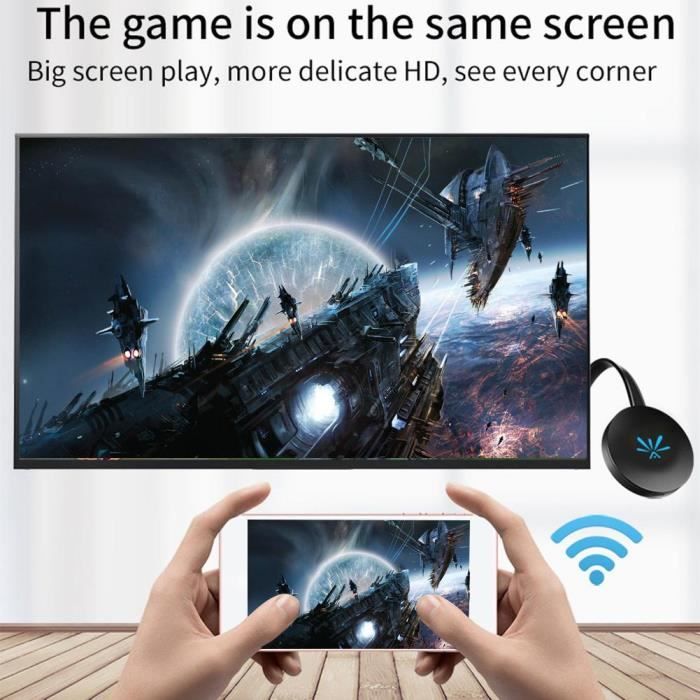 Adaptateur HDMI Sans Fil 1080P - Dongle WiFi Miracast Airplay DLNA - Compatible IOS Android Windows Mac - 8