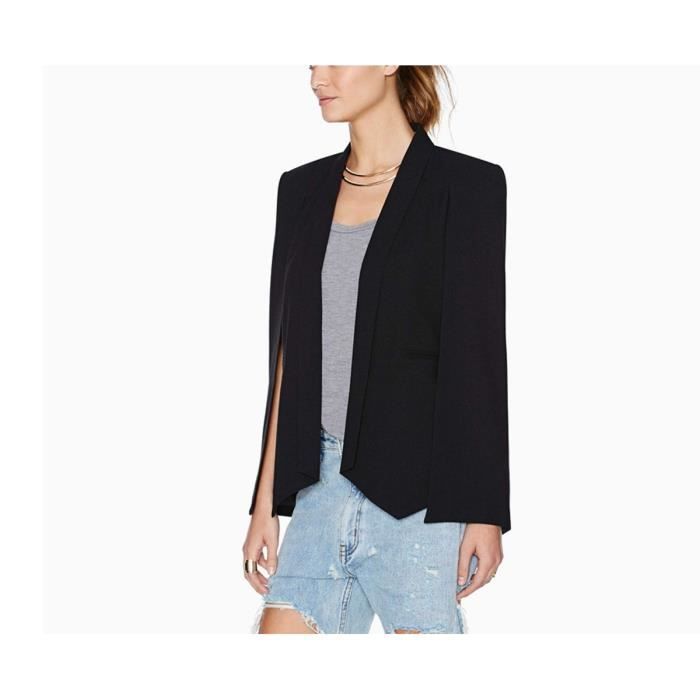 Blazer avec manche cape top