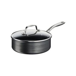 Couvercle De Poêle En Verre Durandal - Diamètre ~24 Cm - Poignée Vanille - Avec Bec Verseur Vapeur - Compatible Autres Marques
