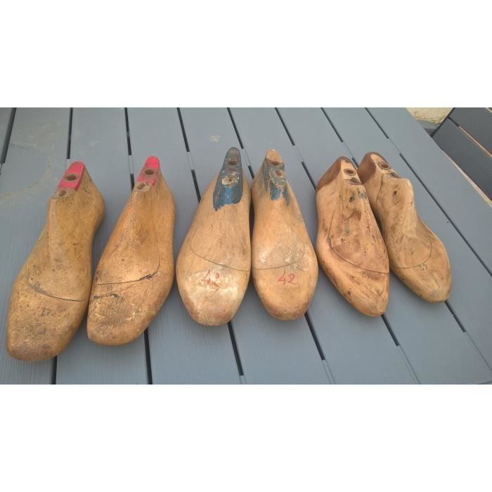 Formes à chaussures en bois vintage - France