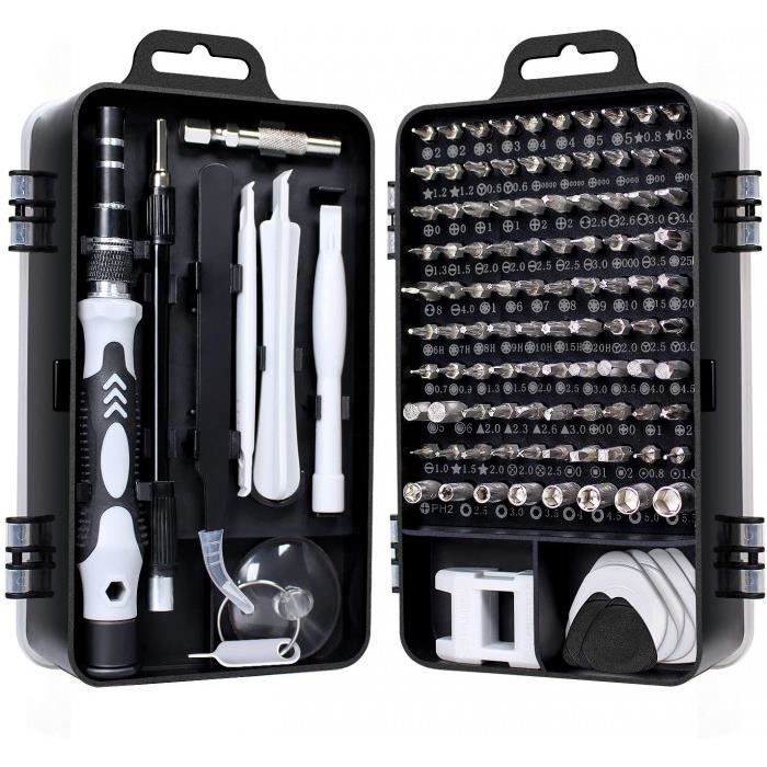 Kit d'outils - 138in1 - Mini tournevis de précision - Mémoire