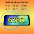 Smartphone DOOGEE N40 Pro 128Go Android 11 Écran 6.5'' goutte d'eau Caméra Quad 20MP batterie 6380mAh 4G portable Téléphone - Vert-3