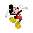 Parure de couette 2P pour lit 1 place 90 x 190 cm 100% Polyester-Microfibre "Mickey Mouse 2"-3