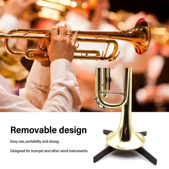 Dioche Support de trompette portable Support de Trompette, Support de  Trépied Stable et Détachable pour instruments perche