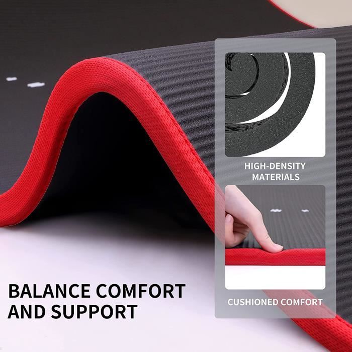 Tapis De Yoga Licorne Mignon Antidérapant 180x66cm - Idéal Pour Pilates, Fitness, Étirements Et Voyage