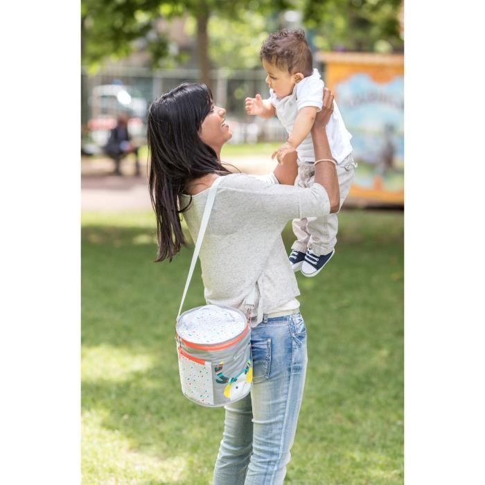 Badabulle Sac repas isotherme enfant Conserve au frais et au